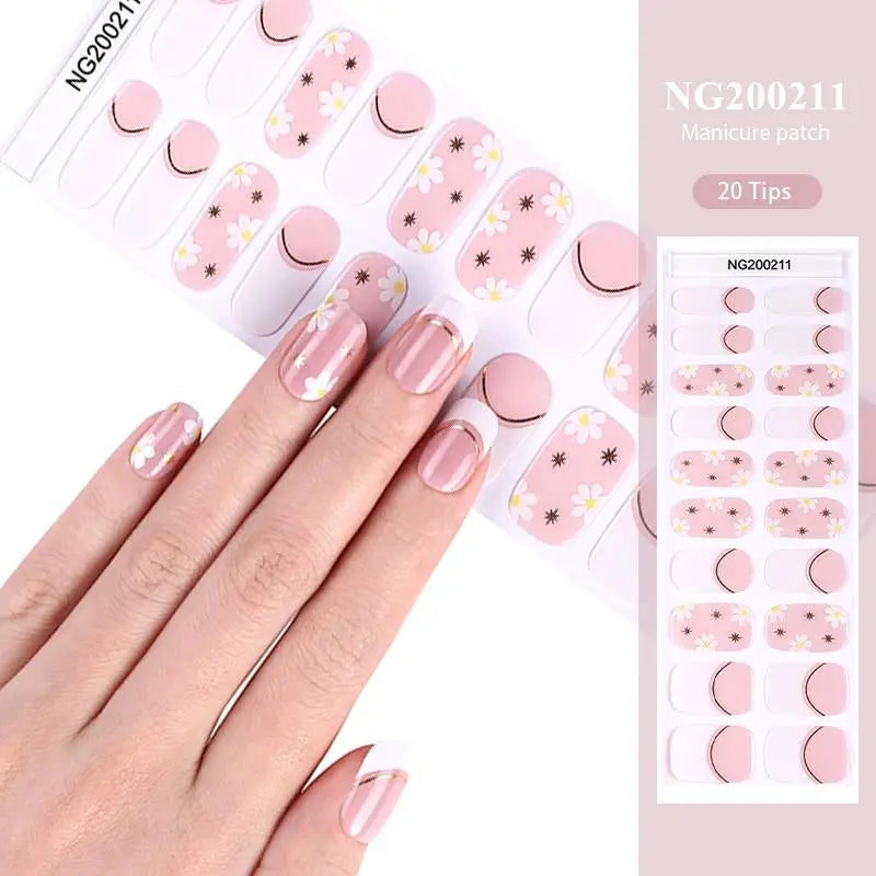 Semi-cured Gel Nail Wraps 211