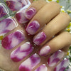 UV-free gel nail Pink Marble