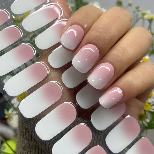 UV-free gel nail Pink Ombre