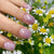 UV-free gel nail Purple Glitter