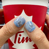 UV-Free Gel Nail Blue Butterfly