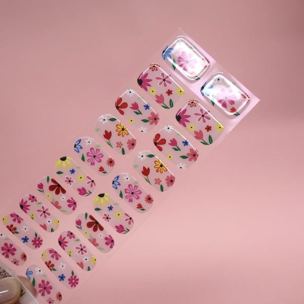 Semicured UV gel nail sticker NG200521