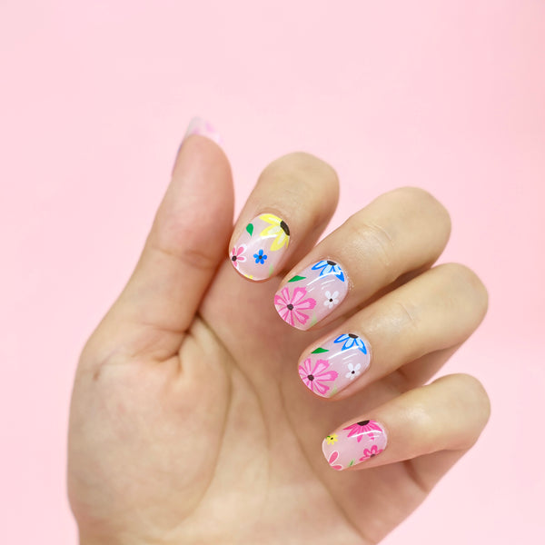 Semicured UV gel nail sticker NG200521