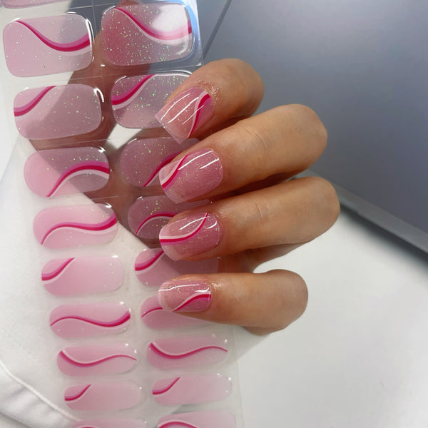 Pink Line Art
