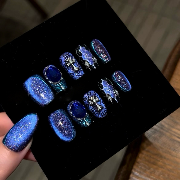 Jasmine Princess Luxury Custom Handmade Press-On Nails