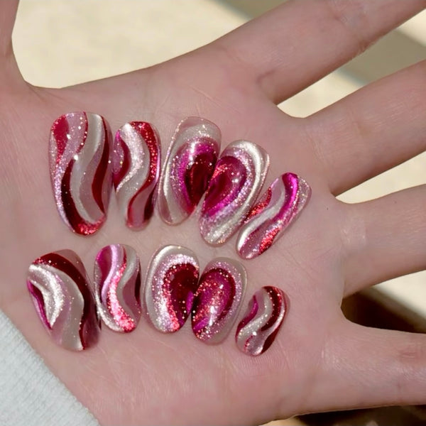Jasmine Princess Luxury Custom Handmade Press-On Nails