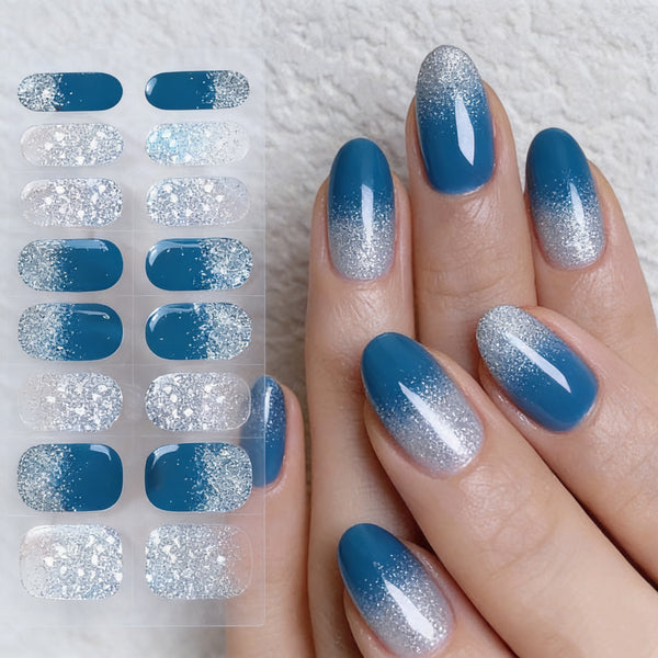 Semicured UV gel nail sticker kit NF240144