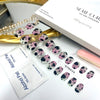 Semi-curing gel nail extensions