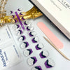 Semi-curing gel nail extensions