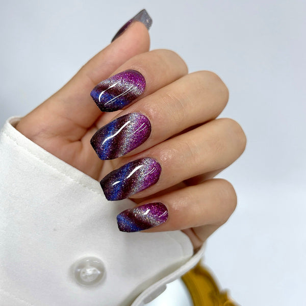 Semi-curing gel nail extensions