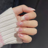 UV Gel Sticker Semi-cured French Heart