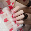 UV Gel Sticker Semi-cured Red Christmas