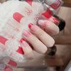 UV Gel Sticker Semi-cured Red Christmas