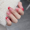 UV Gel Sticker Semi-cured Red Christmas
