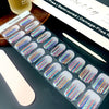 Semi-cured nail sticker Colorful Glitter