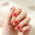 UV Gel Sticker Semi-cured Red Cat Eye