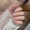 UV Gel Sticker Semi-cured Glitter Dot French