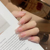 UV Gel Sticker Semi-cured Glitter Dot French