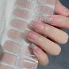 UV Gel Sticker Semi-cured Glitter Dot French