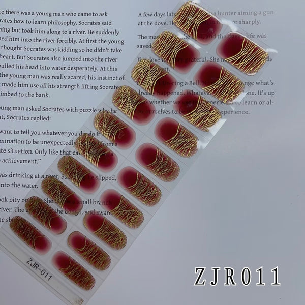 UV Gel Sticker Semi-cured R011