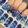 Nail wraps Van Gogh decals