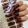 UV-free gel nail Brown amber