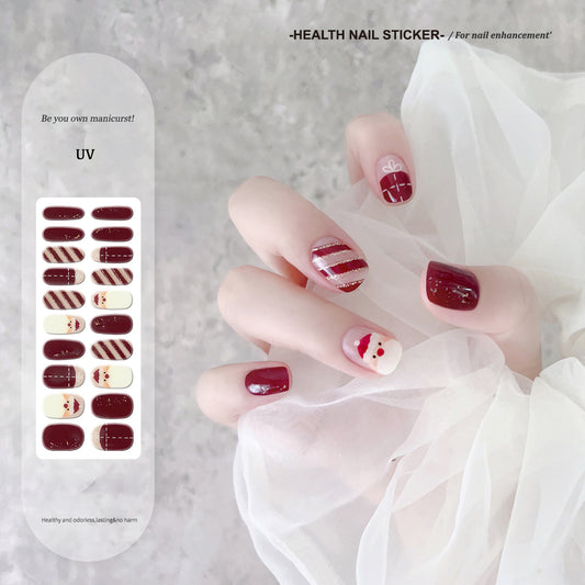 Semi-Cured Gel Nail sticker JM033（20PCS）