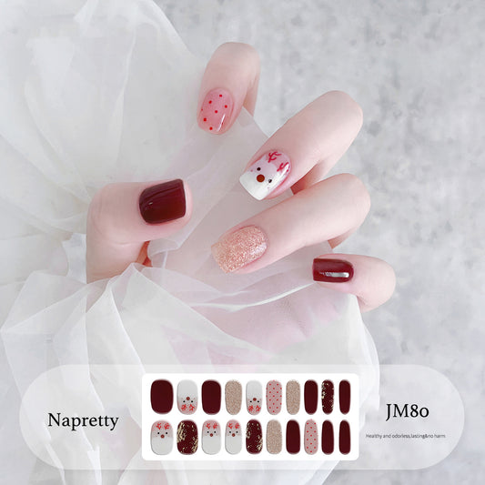 Semi-cured Gel Nail Stickers JM-80