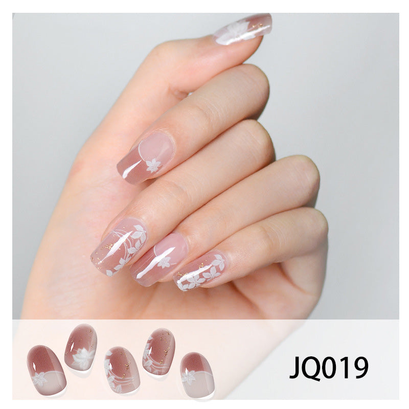 Semi-Cured Gel Nail sticker kit JQ019