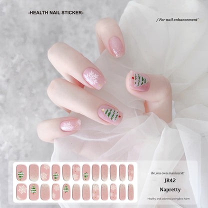 Semicured UV gel nail sticker kit JR42（24PCS）