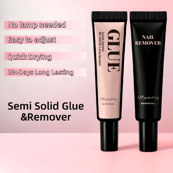 Colle à Ongles Semi-Solide (Pas besoin d'UV/LED)
