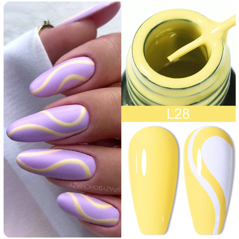 Gold Silver Mirror Gel Nail Polish