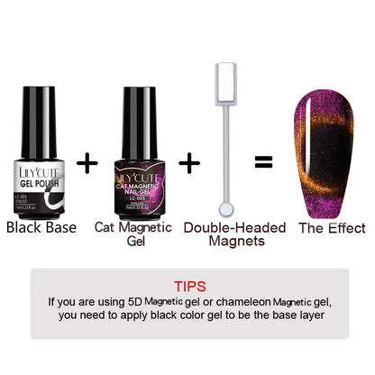 7ml 9D Cat Magnetic Gel Nail Polish