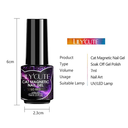 7ml 9D Cat Magnetic Gel Nail Polish