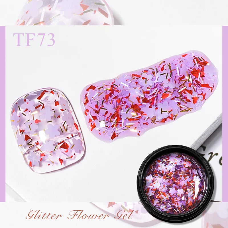 Dried Flower Gel Nail Polish