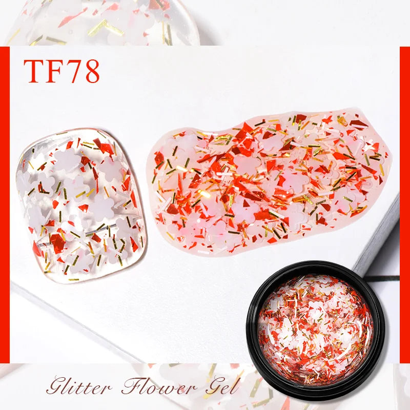 Dried Flower Gel Nail Polish