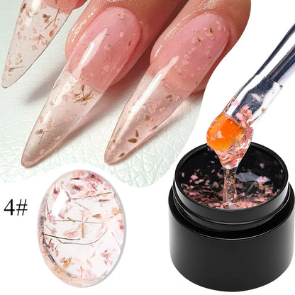 Dried Flower Gel Nail Polish