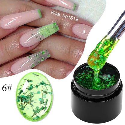 Dried Flower Gel Nail Polish