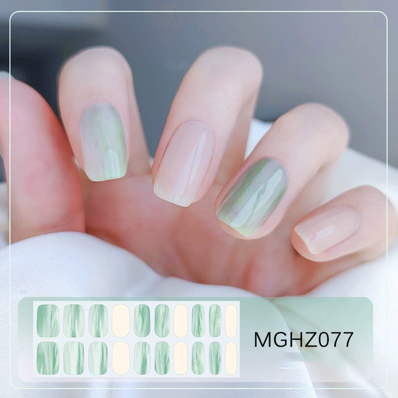 Semicured UV gel nail sticker kit MGHZ077