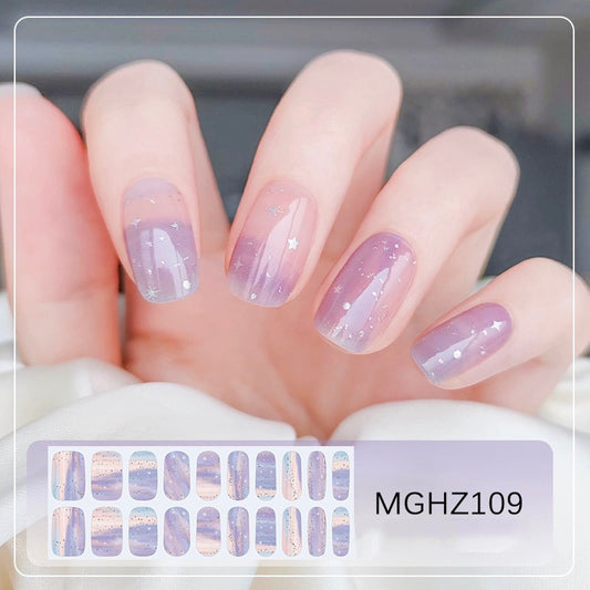 Semicured UV gel nail sticker kit MGHZ109