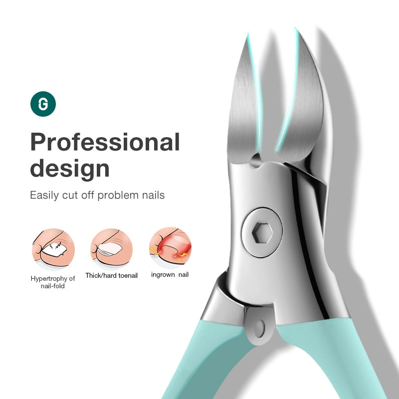 Nail Clippers Toenail Cutter Stainless Steel Pedicure Tools