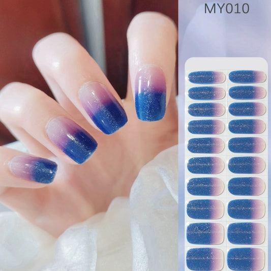 Semicured UV gel nail sticker kit MY010