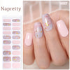 Semicured UV gel nail sticker kit
