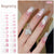 Semicured UV gel nail sticker kit N056