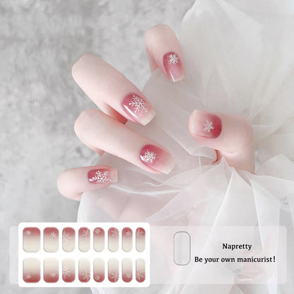 Semicured UV gel nail sticker kit NF240169