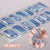 Semicured UV gel nail sticker kit NF240173