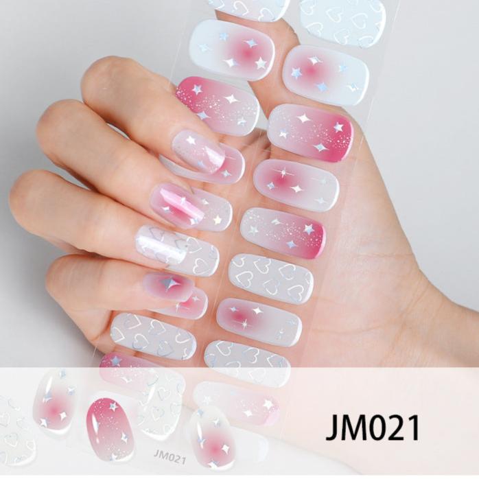 Semi-cured Gel Nail Strips JM021