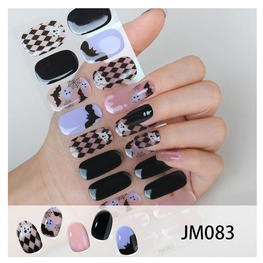 Semi-Cured Gel Nail sticker kit JM83