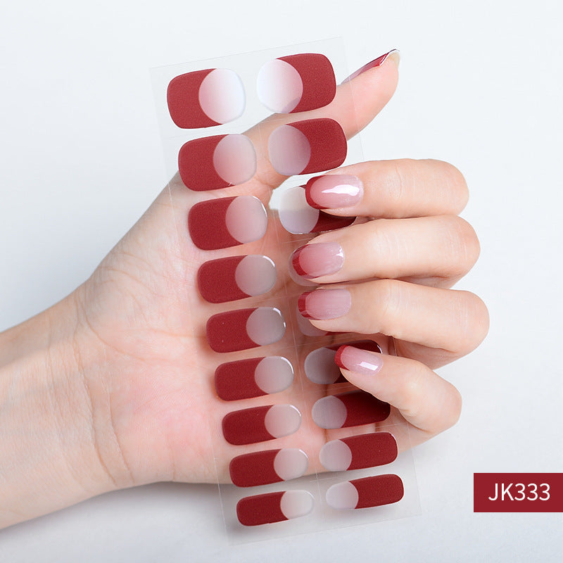 Semi-cured Gel Nail WrapsJK333