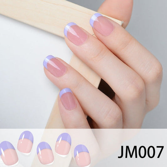 Semi-Cured Gel Nail sticker kit JM007